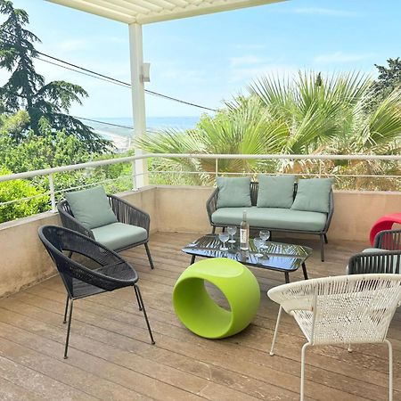 Atlantide - Somptueuse Villa Classee 4 Etoiles - Saint-Clair - Vue Exceptionnelle - Piscine Sete Ngoại thất bức ảnh