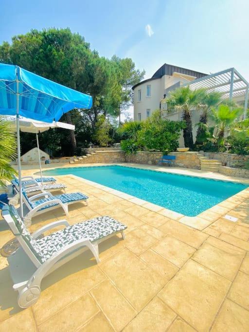 Atlantide - Somptueuse Villa Classee 4 Etoiles - Saint-Clair - Vue Exceptionnelle - Piscine Sete Ngoại thất bức ảnh