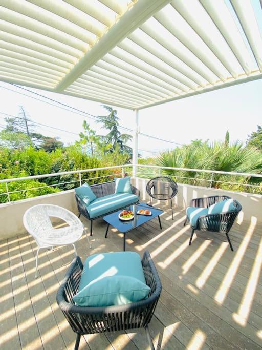 Atlantide - Somptueuse Villa Classee 4 Etoiles - Saint-Clair - Vue Exceptionnelle - Piscine Sete Ngoại thất bức ảnh