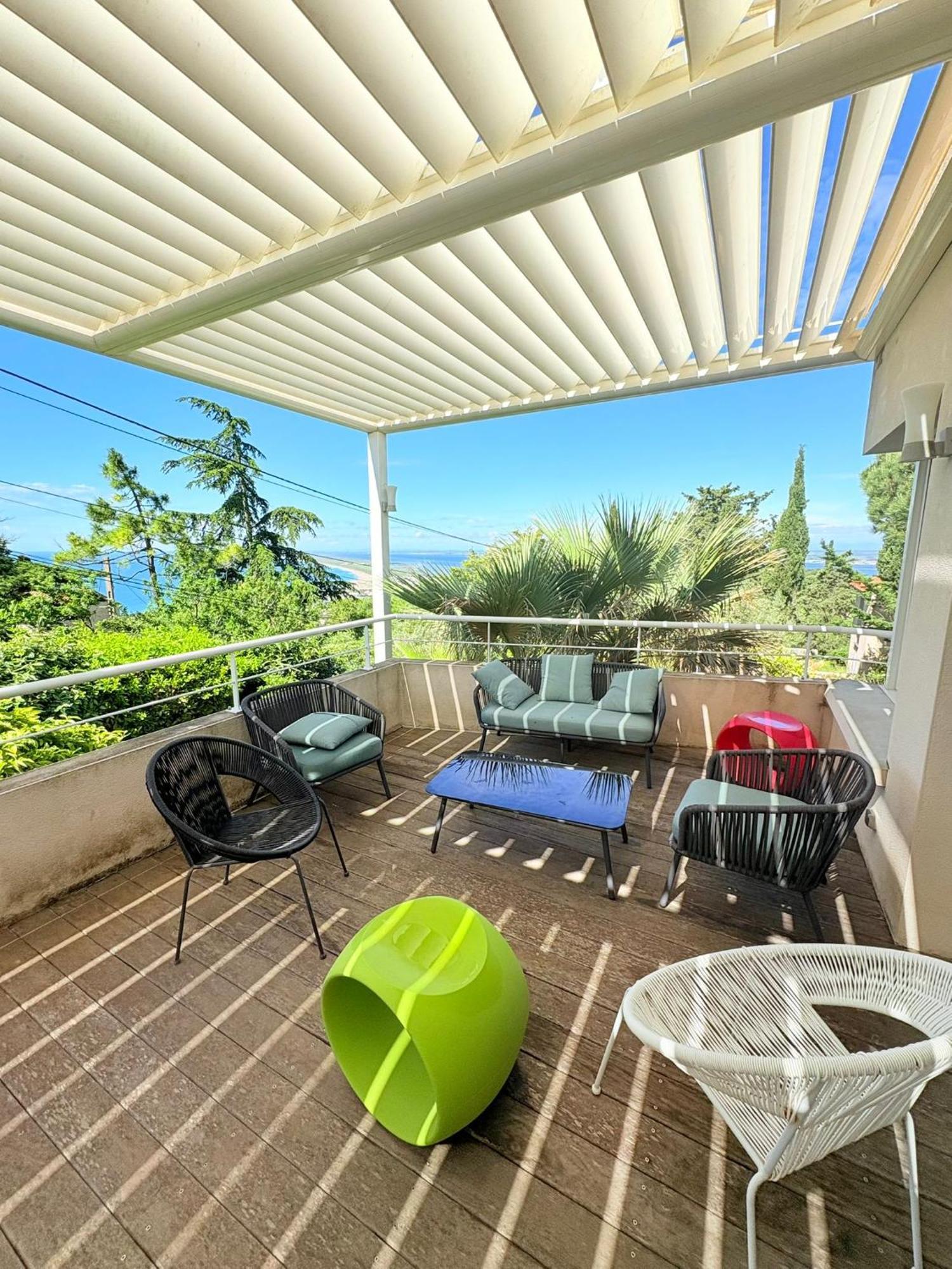 Atlantide - Somptueuse Villa Classee 4 Etoiles - Saint-Clair - Vue Exceptionnelle - Piscine Sete Ngoại thất bức ảnh