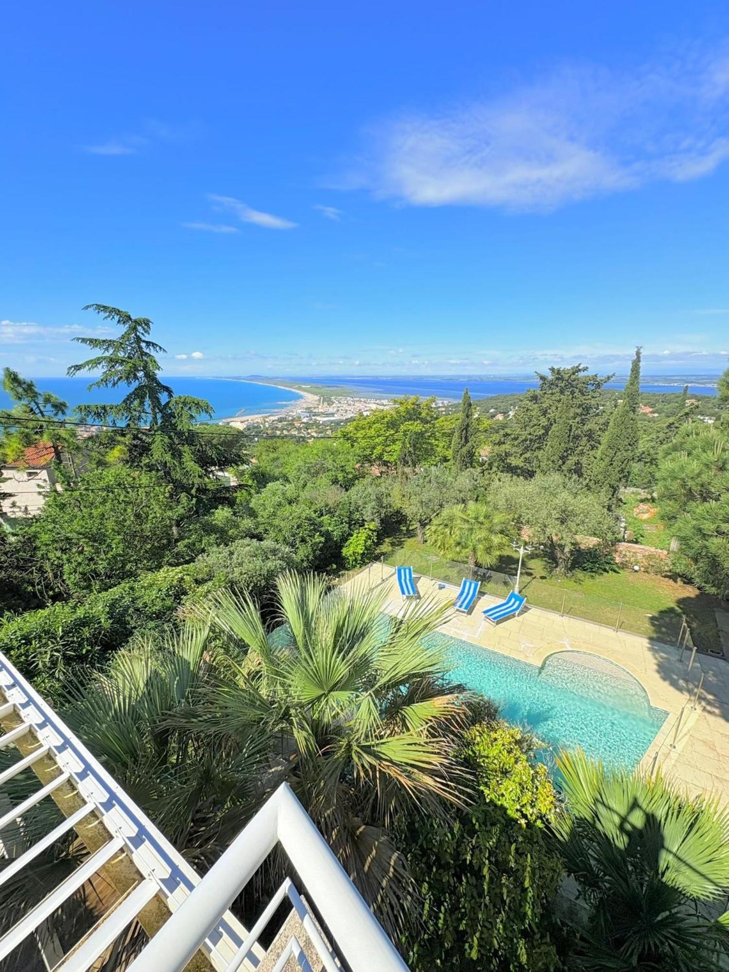 Atlantide - Somptueuse Villa Classee 4 Etoiles - Saint-Clair - Vue Exceptionnelle - Piscine Sete Ngoại thất bức ảnh